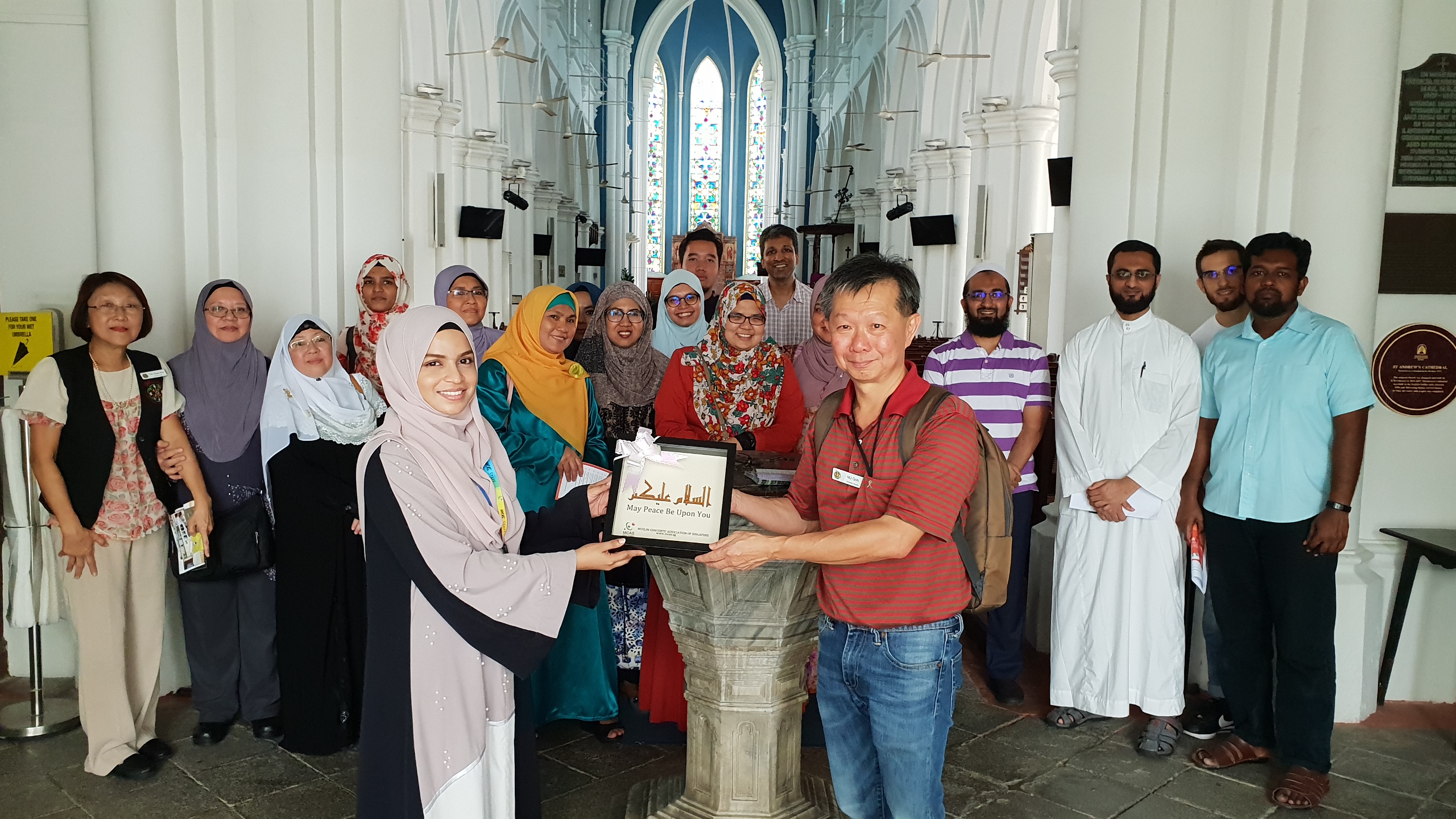 Interfaith Visit to St Andrew's Cathedral