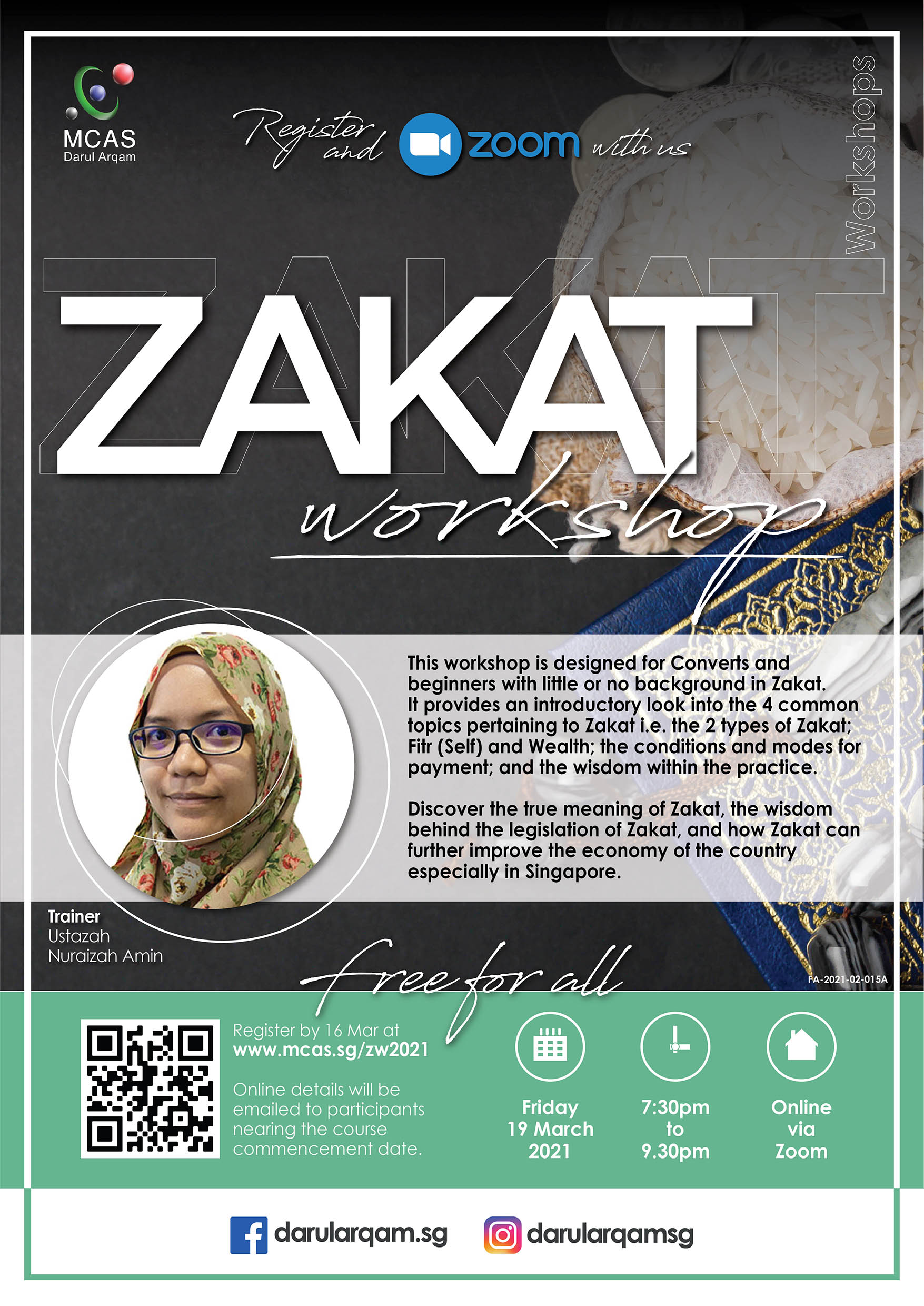 Zakat Workshop FA Zakat Workshop FA