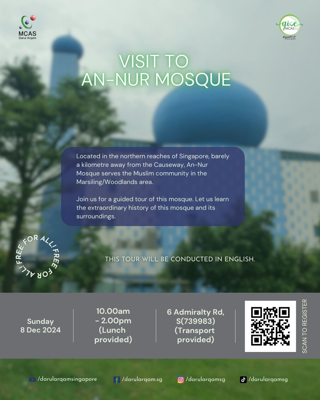 Visit to Masjid An-Nur - 8 Dec